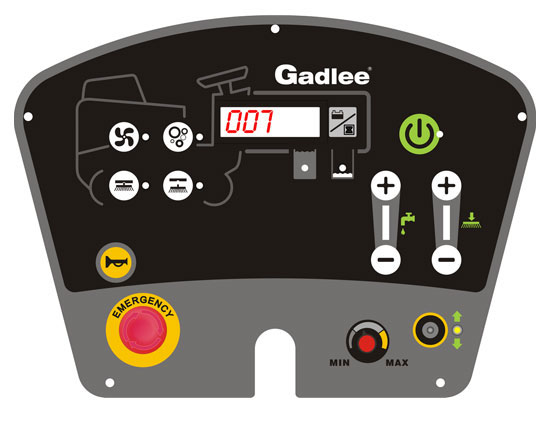 Gadlee嘉得力Gadlee GT180  ride-on scrubber dryer