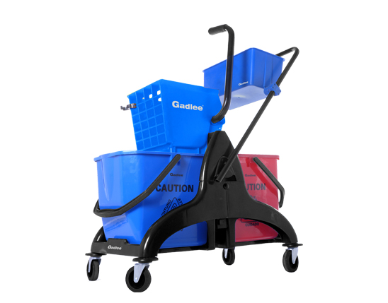 Gadlee嘉得力JT-D5002 Twin Bucket Trolley with Side Press Wringer